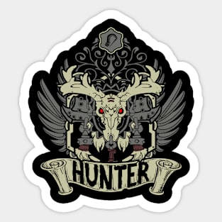 HUNTER - CREST Sticker